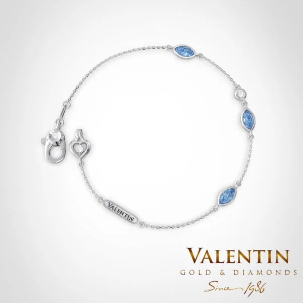 Women's Gold Bracelet 8342-3 – white gold