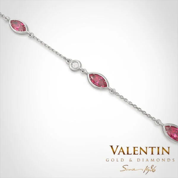 Women's Gold Bracelet 8342-3 – white gold