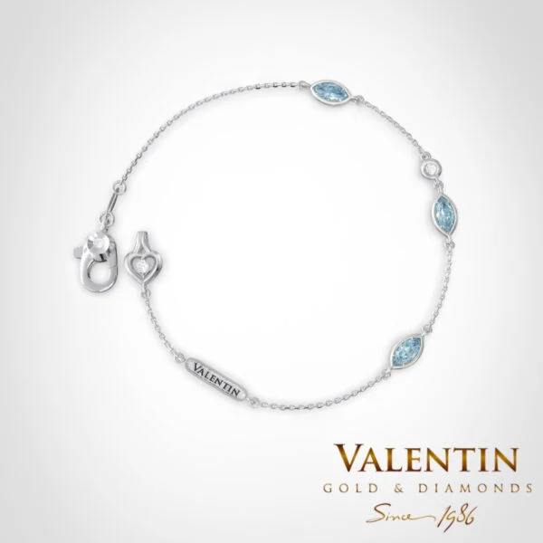 Women's Gold Bracelet 8342-3 – white gold