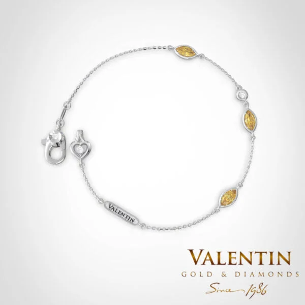 Women's Gold Bracelet 8342-3 – white gold