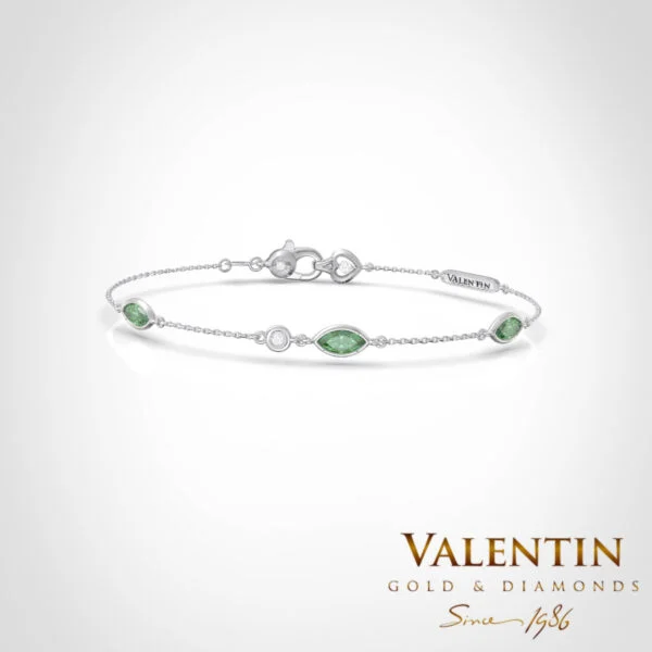 Women's Gold Bracelet 8342-3 – white gold