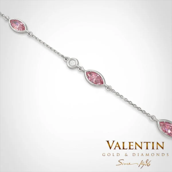 Women's Gold Bracelet 8342-3 – white gold