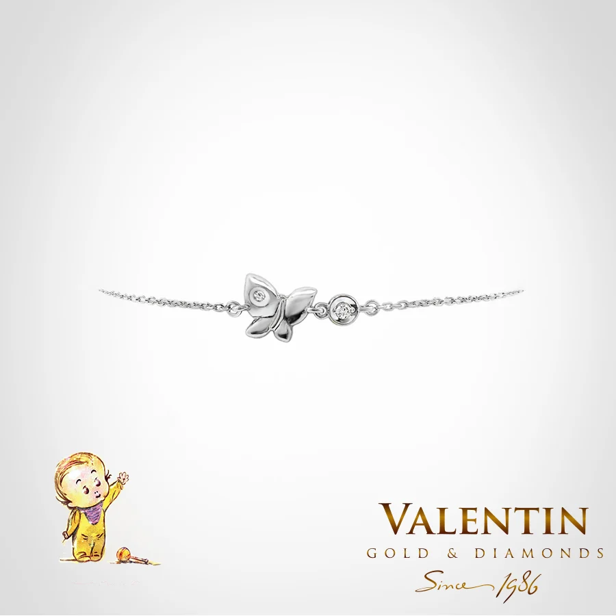 Children's Bracelet 8148-3 – white gold