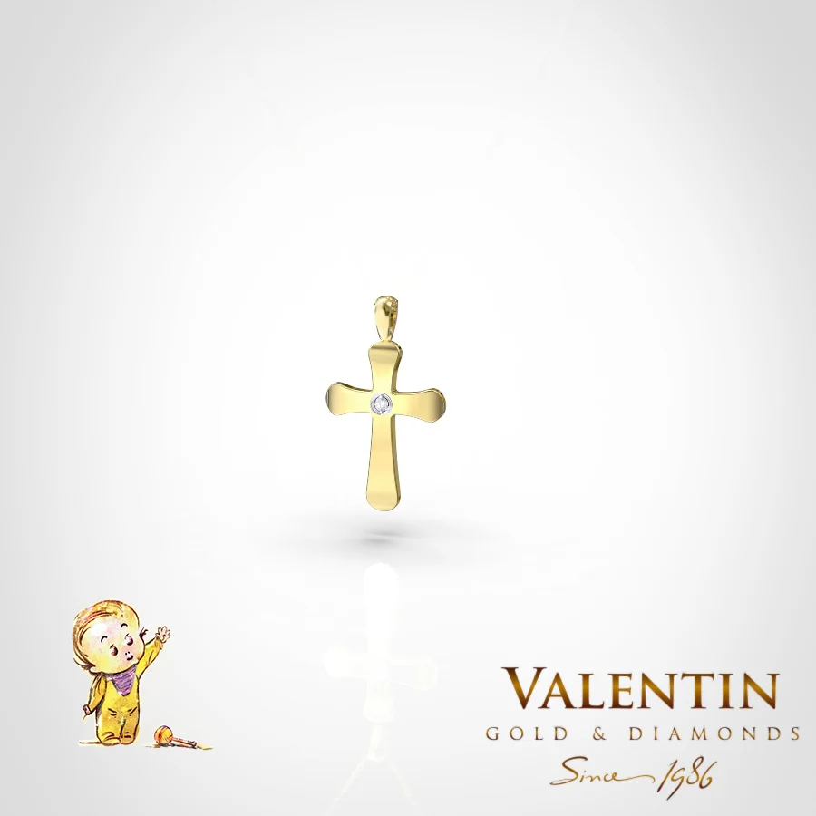 Children's Gold Pendant 6950-1 – yellow gold