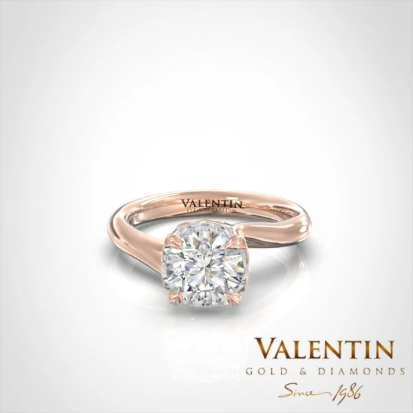 Love story Engagement Ring 4705 – rose gold