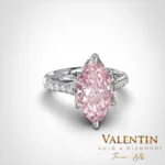 Emotion Fancy Pink Tourmaline Gold Ring 4758