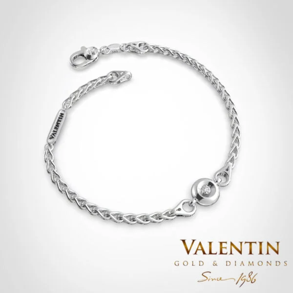Women's Gold Bracelet 8302 – white gold