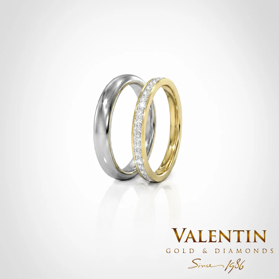 Gold Wedding Bands 4563 4276 – white gold