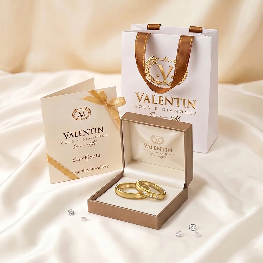 Gold Wedding Bands 4276