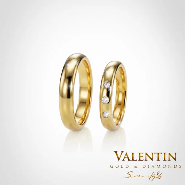 Gold Wedding Bands 4276