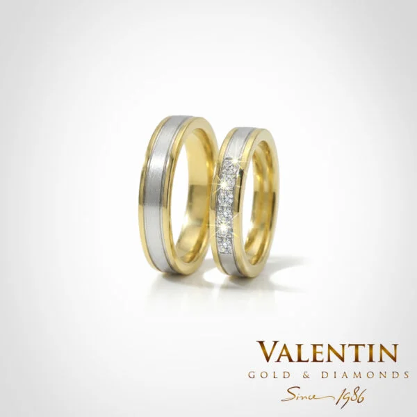 Gold Wedding Bands 4298 4299
