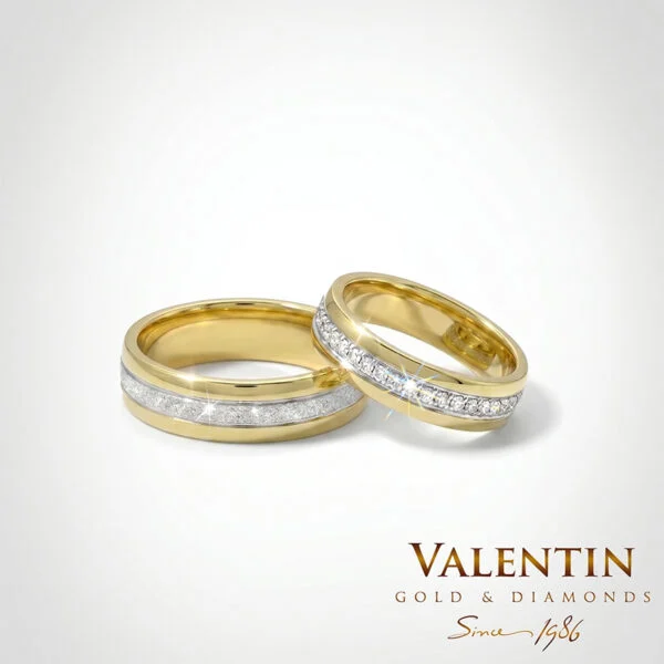 Gold Wedding Bands 4347 4397 – yellow gold