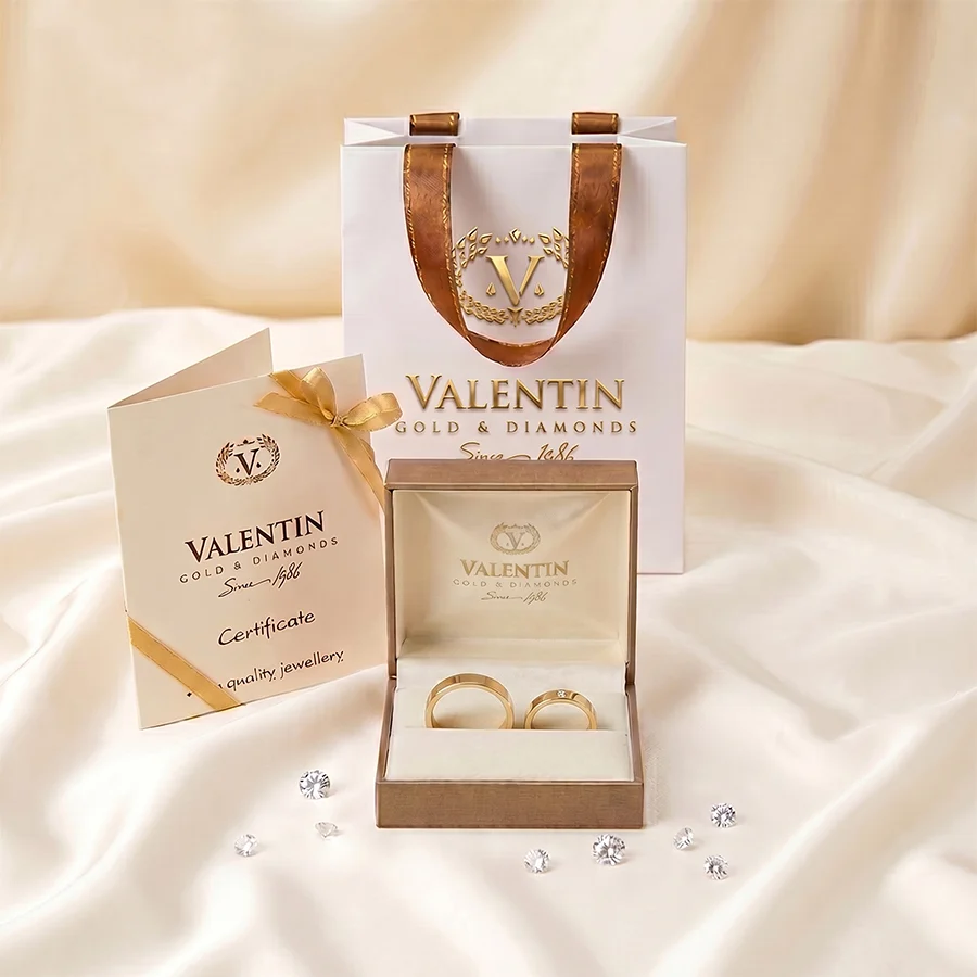 Gold Wedding Rings 4355 4381