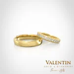 Gold Wedding Bands 4348 4581