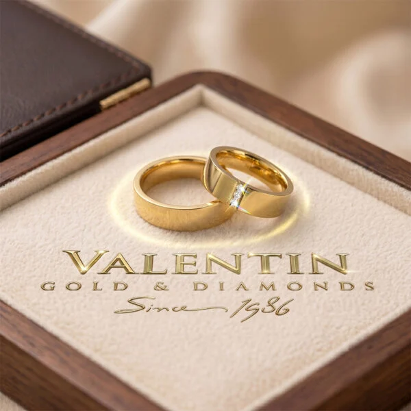 Gold Wedding Bands 4584