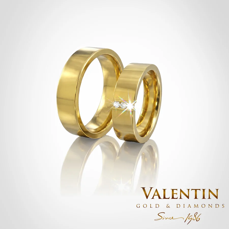 Gold Wedding Bands 4584 – yellow gold