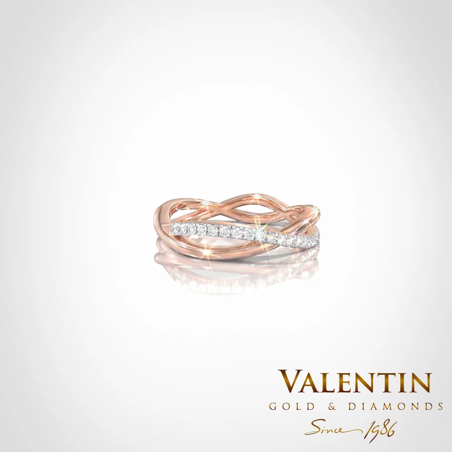 Gold Wedding Band 4627 – rose gold