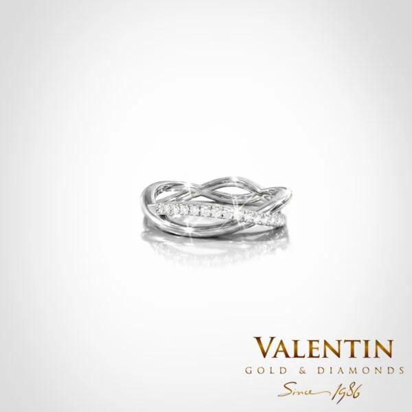 Gold Wedding Band 4627 – white gold