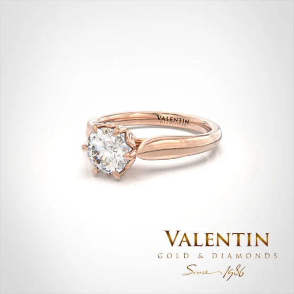 Engagement Ring 4749 – rose gold