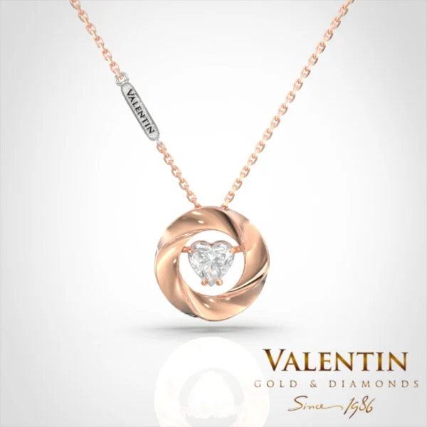 Gold Pendant 6880 – rose gold