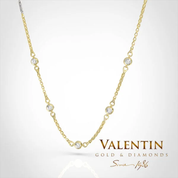 Gold Necklace 8302-5 – yellow gold