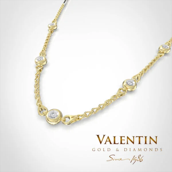 Gold Necklace 8302-5 – yellow gold
