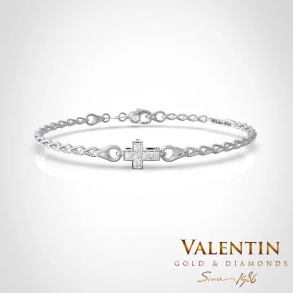 Women's Gold Bracelet 8369 – white gold