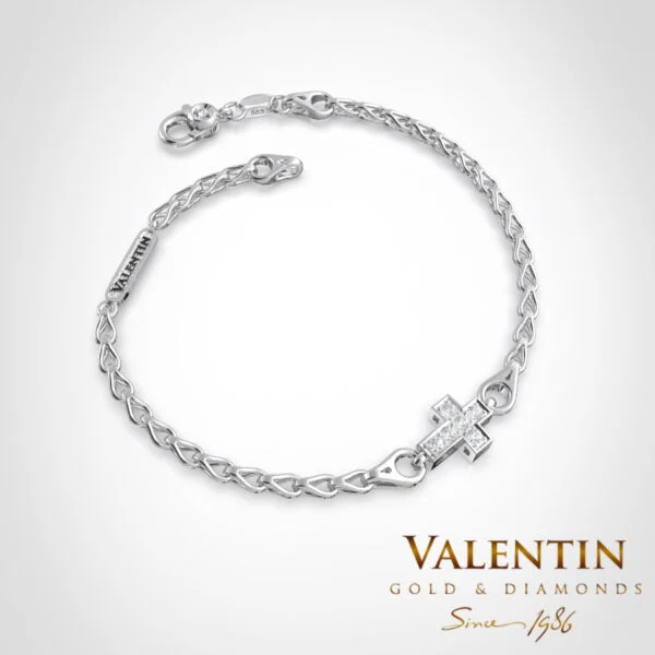 Women's Gold Bracelet 8369 – white gold