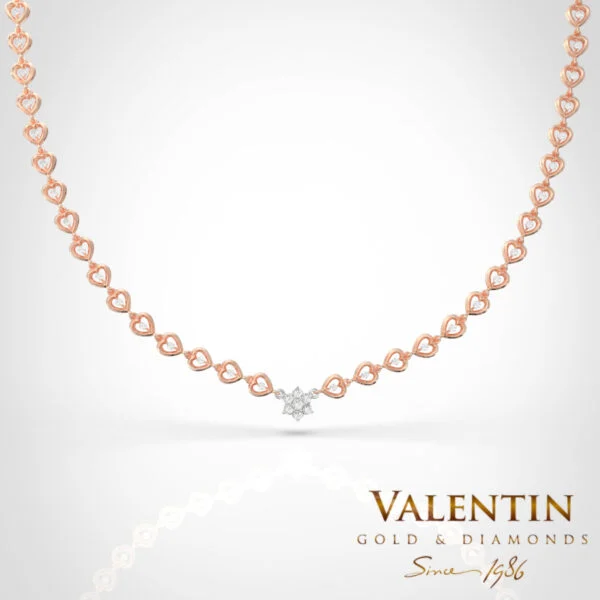 Ladies' Gold Necklace 8332-3 – rose gold