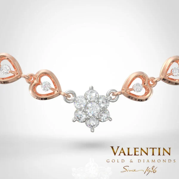 Ladies' Gold Necklace 8332-3 – rose gold