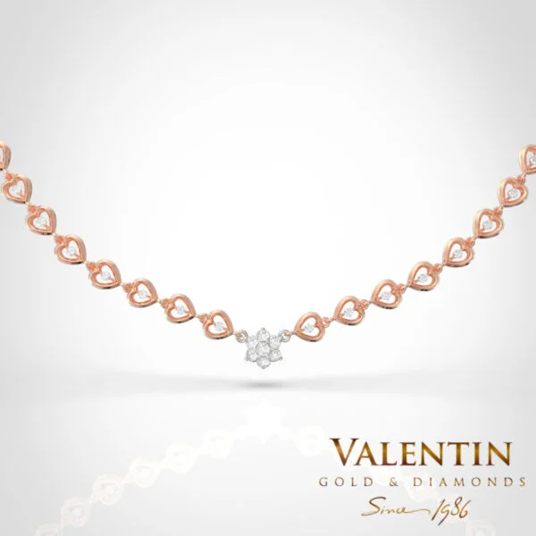 Ladies' Gold Necklace 8332-3 – rose gold