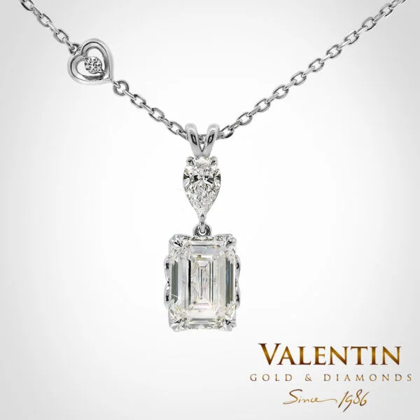Brightness Collection Gold Pendant 6955 – white gold