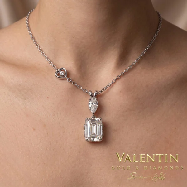 Brightness Collection Gold Pendant 6955 – white gold