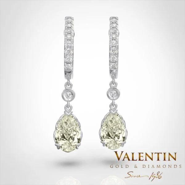 Колекция Pear with Diamond 4760 6939 – бяло злато