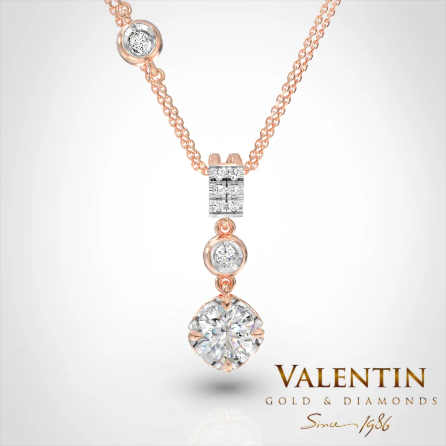 Love story Gold Pendant 6912-1 – rose gold