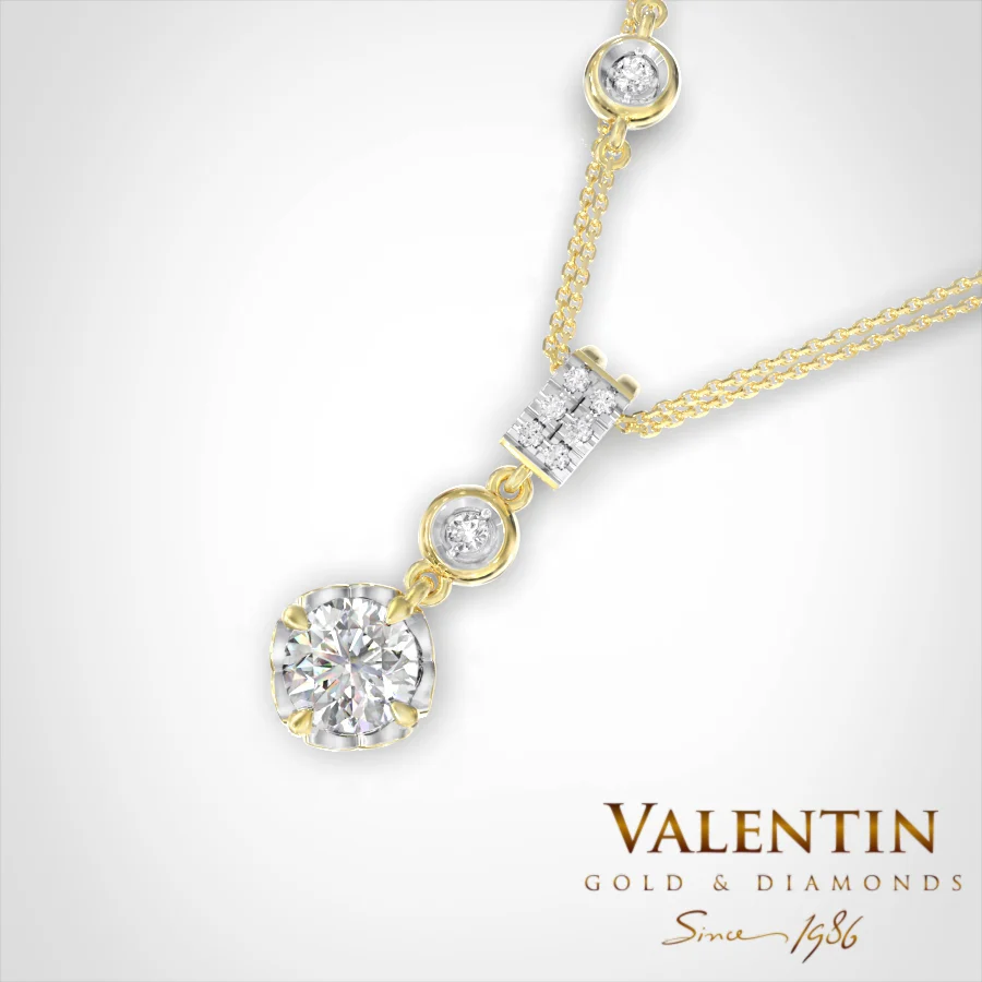 Love story Gold Pendant 6912-1 – yellow gold