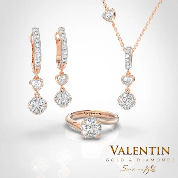 Love story Engagement Ring 4705 – rose gold