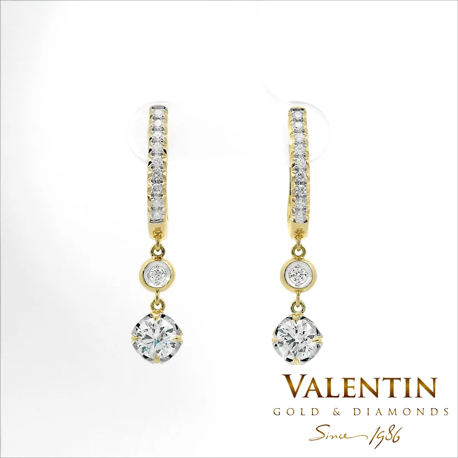 Love story Gold Earrings 7627-2 – yellow gold
