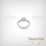 Годeжен пръстен Love story 4698 – бяло злато