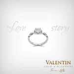 Годeжен пръстен Love story 4698 – бяло злато