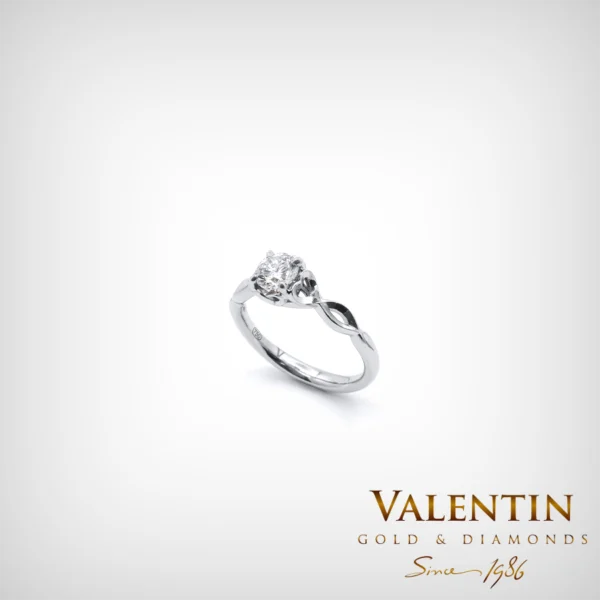 Love story Engagement Ring 4698 – white gold