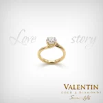 Love story Engagement Ring 4705 – yellow gold