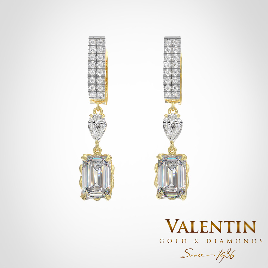 Brightness Collection Gold Earrings 7628 – yellow gold
