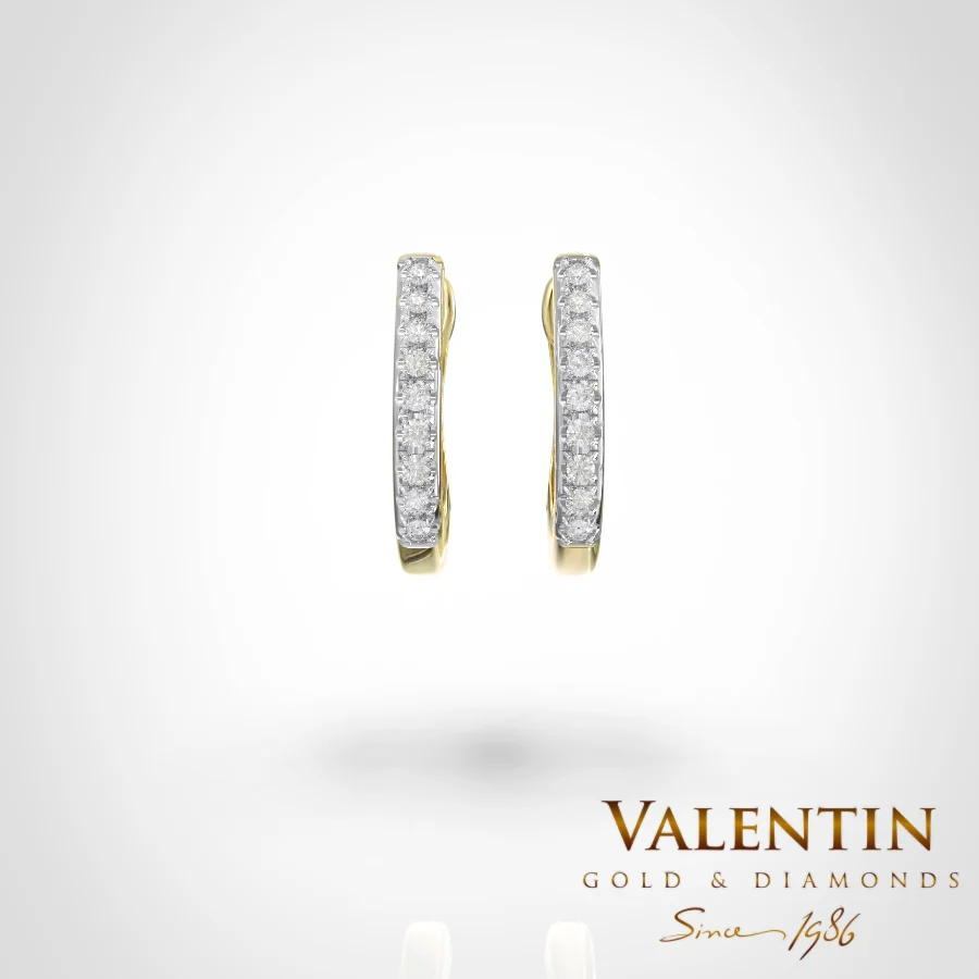 Gold Earrings 7629 – yellow gold