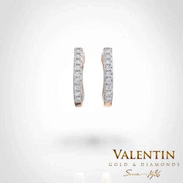 Gold Earrings 7629 – rose gold