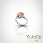 Engagement Ring Pink Diamond Lab 4776