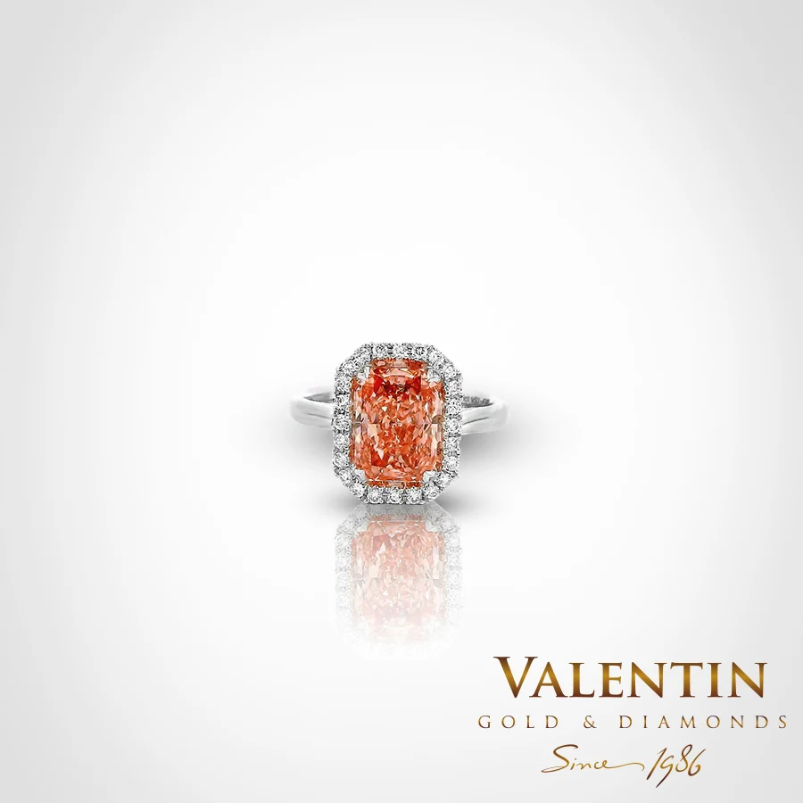 Engagement Ring Pink Diamond Lab 4776
