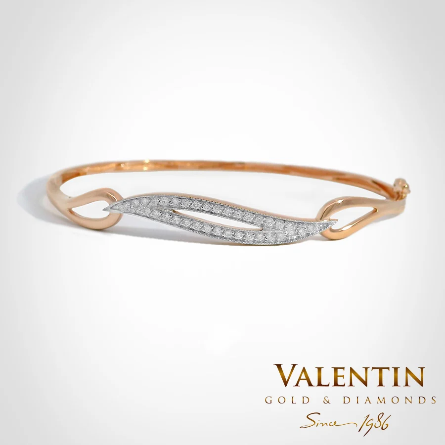 Women's Gold Bangle 8205 – rose gold