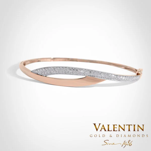 Women's Gold Bangle 8223 – rose gold
