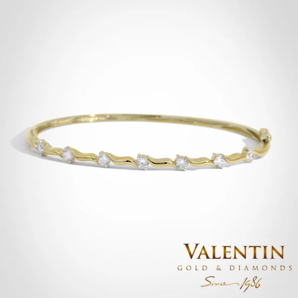 Women's Gold Bangle 8298 – yellow gold